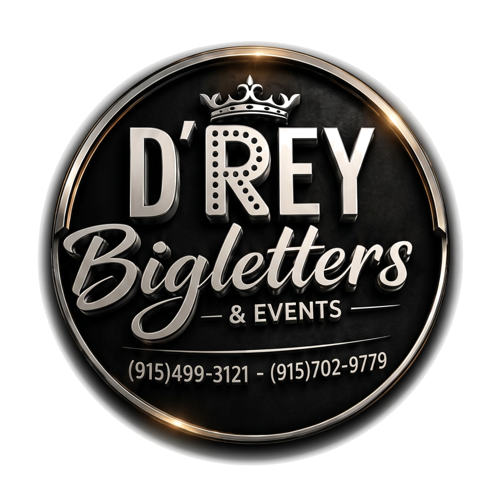 D'Rey Big Letters & Events logo